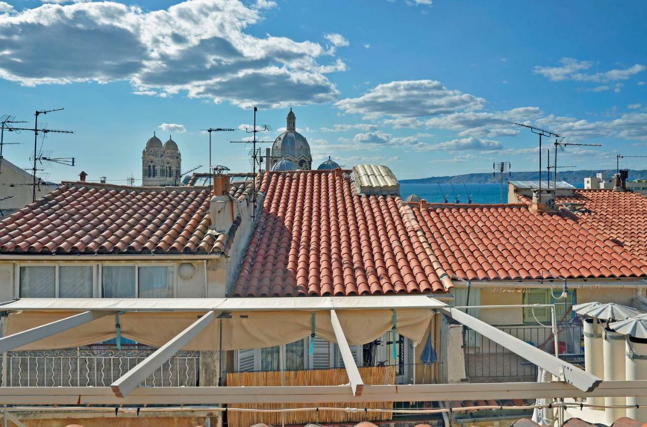 Le Panier - Joli Duplex Centre Ville Historique Avec Grande Terrasse Et Balneo Proche Vieux Port Marseille Exterior photo